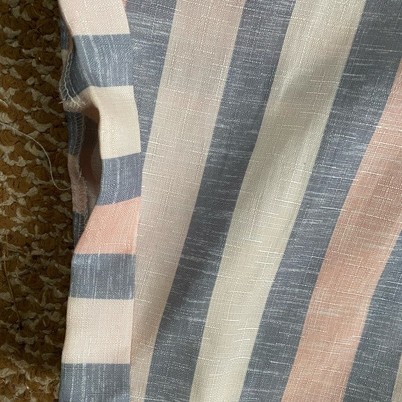 Beige Stripe Short Sleeve - Picture 4 of 4